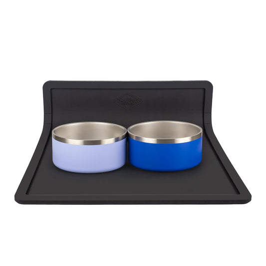 Dog Food and Water Bowl Mat Bundle (3 Pack)