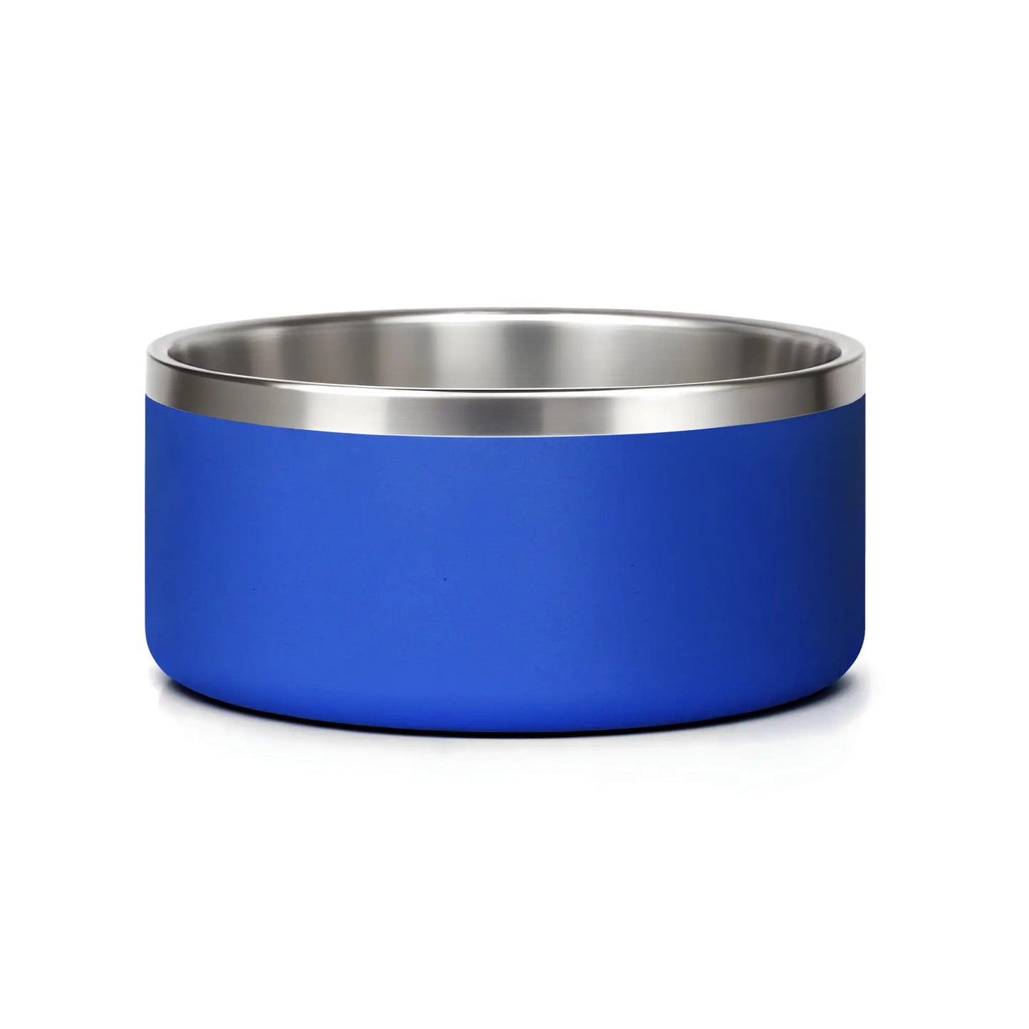 Stainless Steel Metal Dog Bowl 64oz - Blue