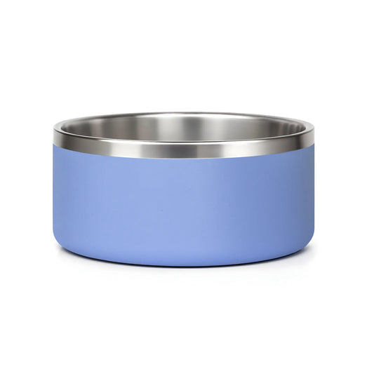 Stainless Steel Metal Dog Bowl 64oz - Periwinkle Purple